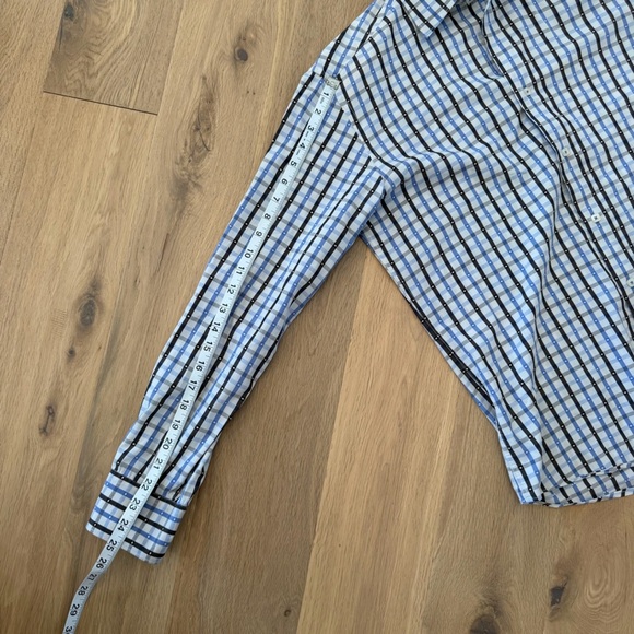 Bugatchi Multicolor Checkered Button Down Shirt - Picture 9 of 9